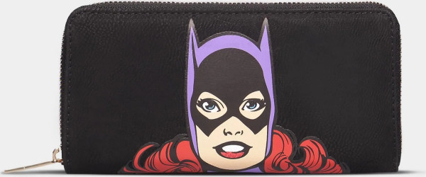 Warner - Bat Girl - Portrait - Zip Around Wallet Black
