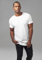 Urban Classics T-Shirt Long Shaped Turnup Tee White