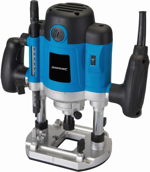 Silverline Fräsmaschine Oberfräse, 1500 W, 1/2 Zoll 1500 W (UK)