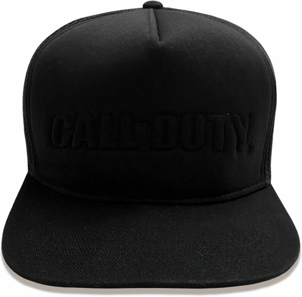 Call Of Duty - Applique Rubber Badge (Snapback Cap) Cap Black