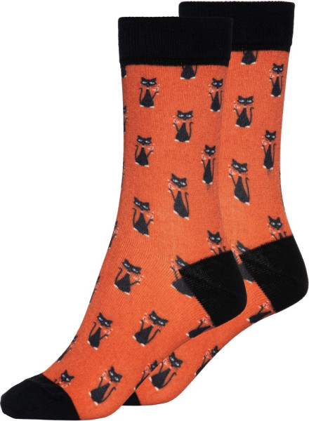 Queen Kerosin Damen Aop Socken "Cat Chick" QKI3S017