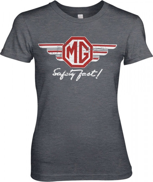 The MG Wings Girly Tee Damen T-Shirt Dark-Heather