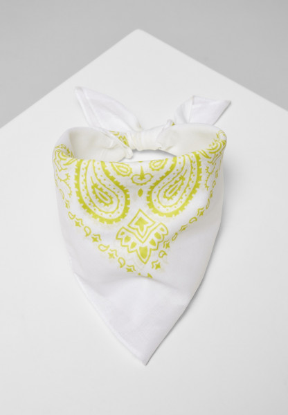 MSTRDS Scarf Bandana White/Yel