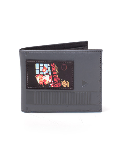 Super Mario Wallet Cartridge Bifold wallet Grey