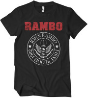 Rambo First Blood 1982 Seal T-Shirt Black Rambo First Blood 1982 Seal T-Shirt Black