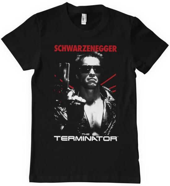 The Terminator Poster T-Shirt Black