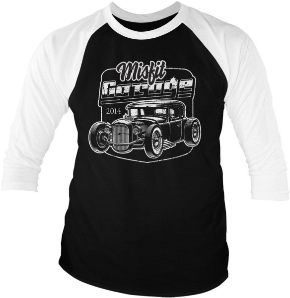 Misfit Garage Rod Baseball 3/4 Sleeve Tee DC-19-MG008-H82-11