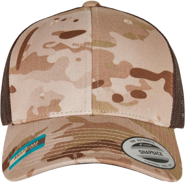 Flexfit Cap Retro Trucker Multicam Arid/Brown