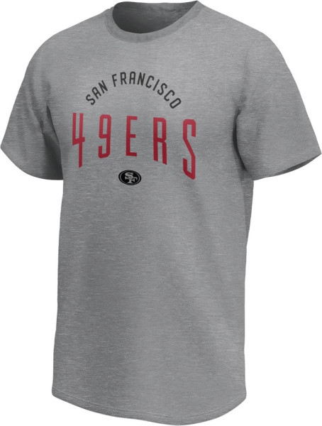 San Francisco 49ers Fish Eye Graphic T-Shirt American Football Grau