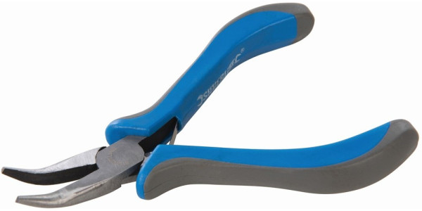 Silverline Zangen Gebogene Mini-Spitzzange 130 mm