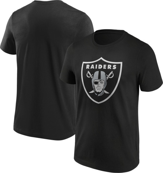Las Vegas Raiders Primary Logo Graphic T-Shirt