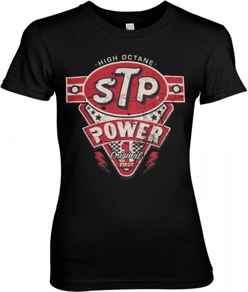 STP Power Girly Tee Damen T-Shirt Black