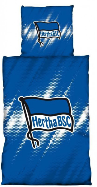 Hertha BSC Bettwäsche Logo Fussball 1. Bundesliga Blue