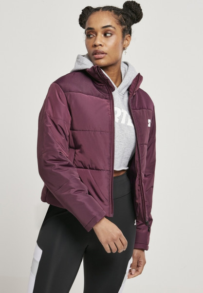 Starter Black Label Damen Jacke Ladies Logo Puffer Jacket Darkviolet