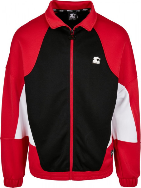 Starter Black Label Laser Track Jacket Black/Cityred/White