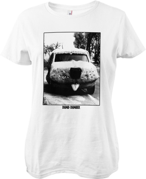 Dumb & Dumber Shaggin' Wagon Girly Tee Damen T-Shirt White