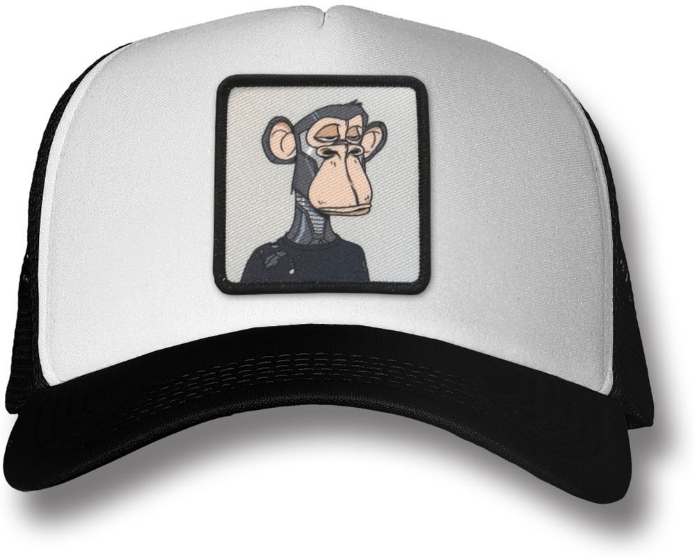 Bored of Directors Ape 1502 - Bud Kennedy Trucker Cap Weiß/Schwarz - Herren / Unisex