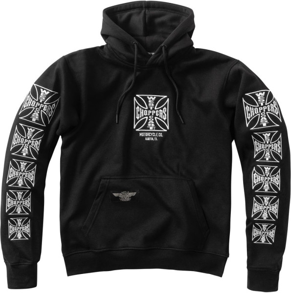 WCC West Coast Choppers Hoodie Dominator Hoody WCCHD225ZW