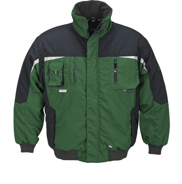 Terratrend Job Revolution Pilotenjacke TT Revolution Grün/Schwarz