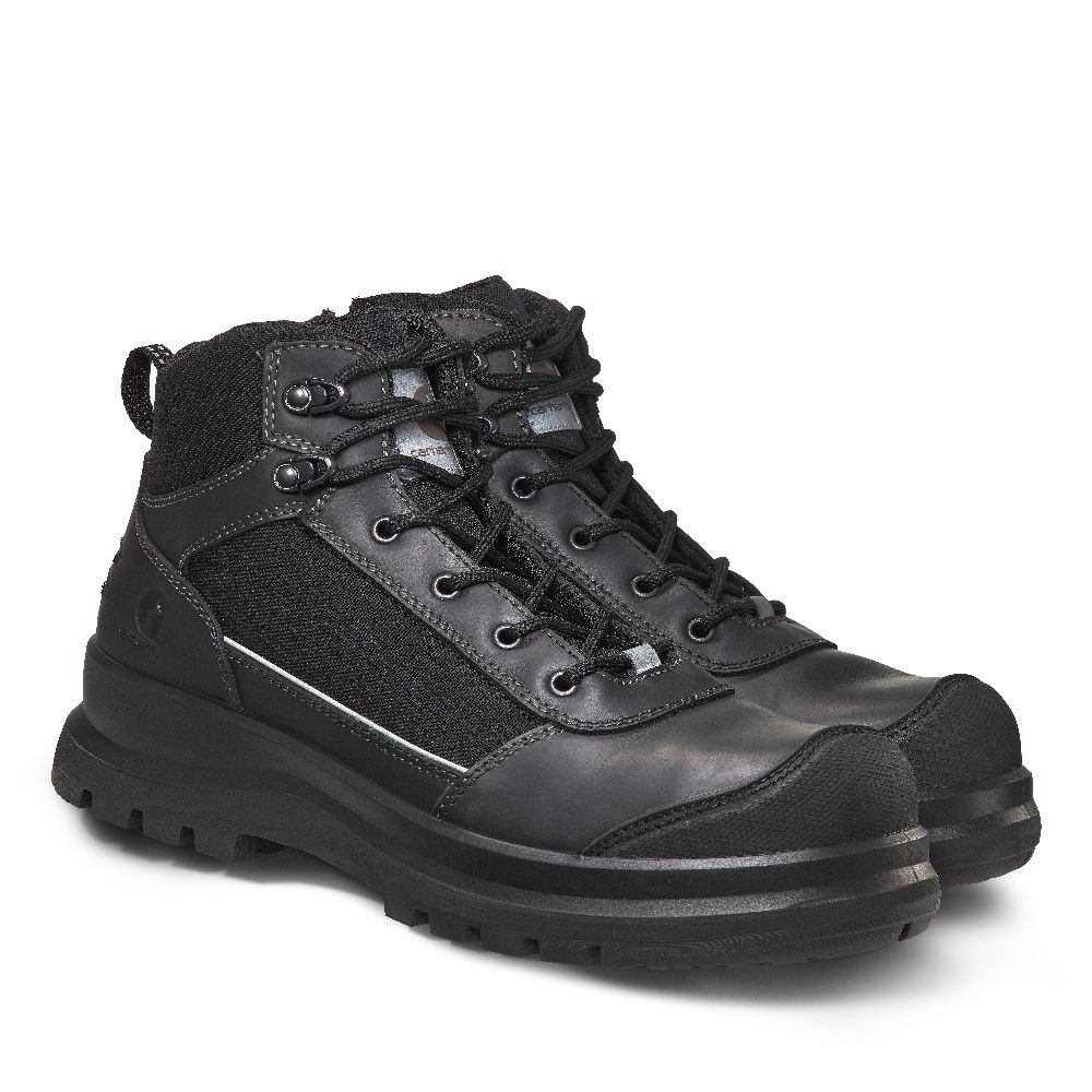 Carhartt Sicherheitsstiefel Detroit Reflective S3 Zip Safety Boot Schwarz - Herren / Unisex