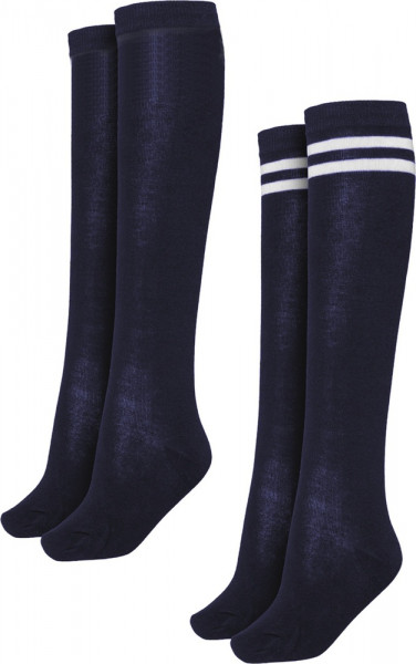 Urban Classics Damen Socken Ladies College Socks 2-Pack Navy