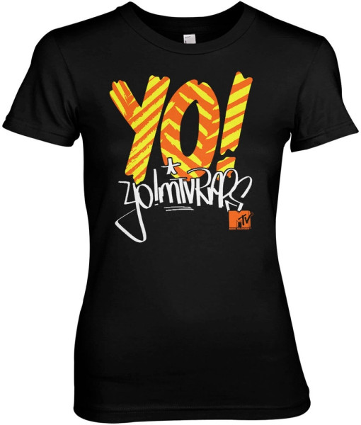 Yo! MTV Raps Damen T-Shirt Girly Tee MTV-5-YMR001-H75-1