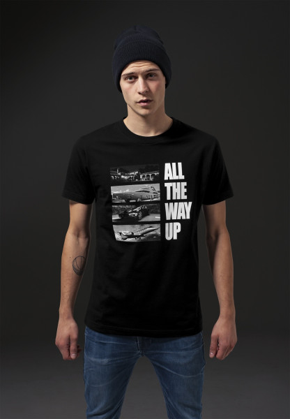 Mister Tee T-Shirt All The Way Up Stairway Tee Black