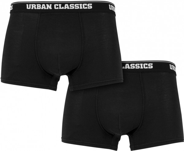 Urban Classics Boxershort Modal Boxer Shorts Double-Pack Black