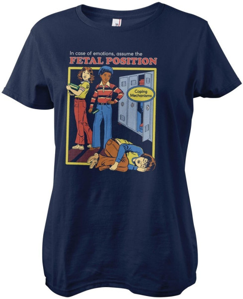 Steven Rhodes Damen The Fetal Position Girly Tee