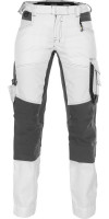 Dassy Malerhose mit Stretch und Kniepolstertaschen für Damen Dynax Painters Women PESCO41 Weiß/Anthrazitgrau Dassy Malerhose mit Stretch und Kniepolstertaschen für Damen Dynax Painters Women PESCO41 Weiß/Anthrazitgrau