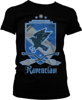 Harry Potter Ravenclaw Girly Tee Damen T-Shirt Black Harry Potter Ravenclaw Girly Tee Damen T-Shirt Black