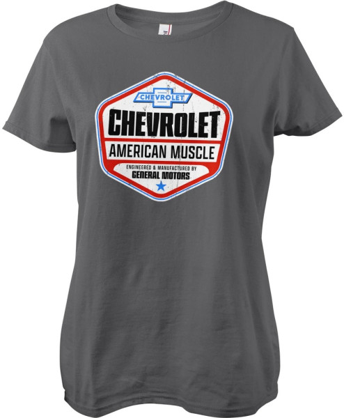 Chevrolet Damen T-Shirt American Muscle Girly Tee GM-5-CHEV003-H58-2