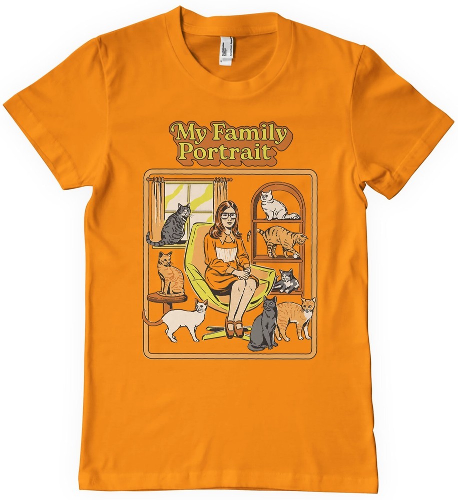 Steven Rhodes My Family Portrait T-Shirt Orange - Herren / Unisex