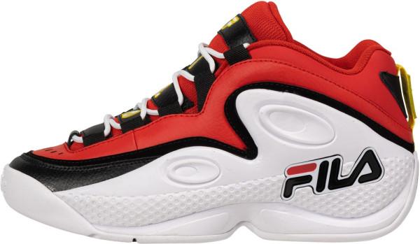 Fila Basketball Sneaker Grant Hill 3 Mid White-Fila Red