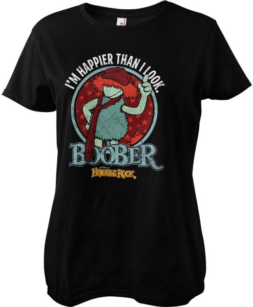 Fraggle Rock Damen Boober Happier Than I Look Girly Tee
