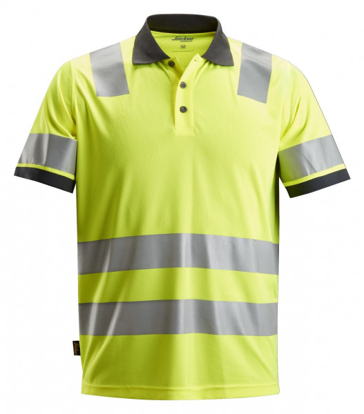 Snickers AllroundWork Hi-Vis Polo Shirt, Kl. 2, EN 20471 High-Vis Gelb