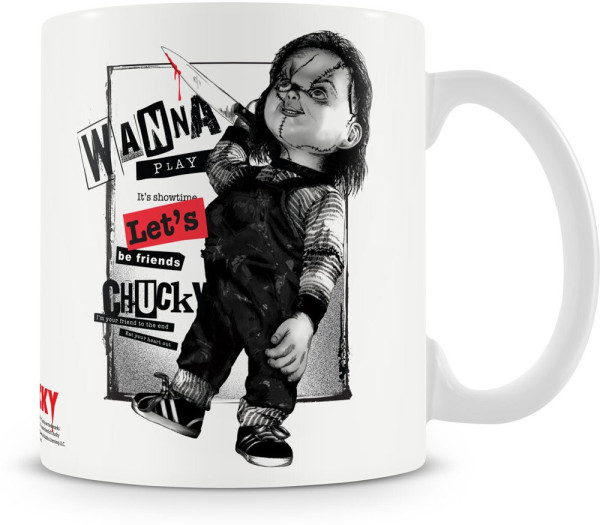 Chucky Let's Be Friends Coffee Mug White