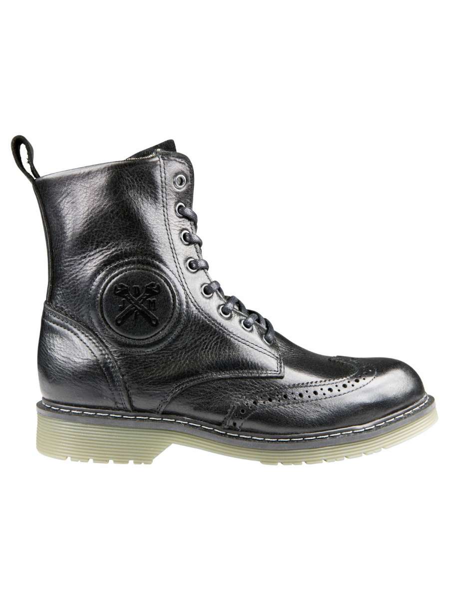 John Doe Motorrad Damen Schuhe Sixty Budapest Black Stiefel Stiefel