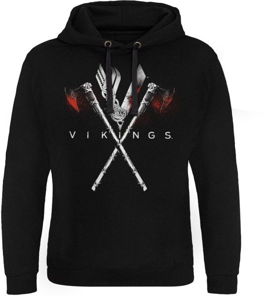 Vikings Axes Epic Hoodie Black