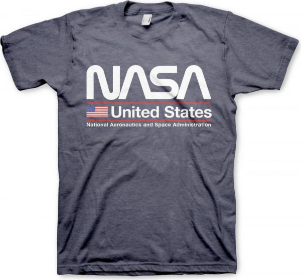 NASA United States T-Shirt Navy-Heather
