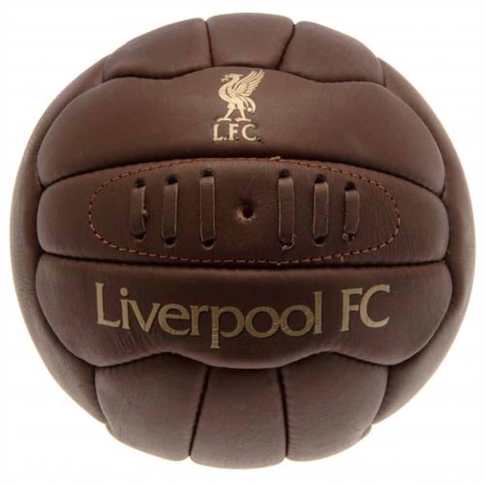 Liverpool FC LFC Ball Retro Gr.5 Fussball Premier League Brown 
