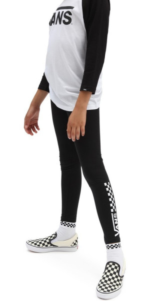 Vans girls black and white hotsell