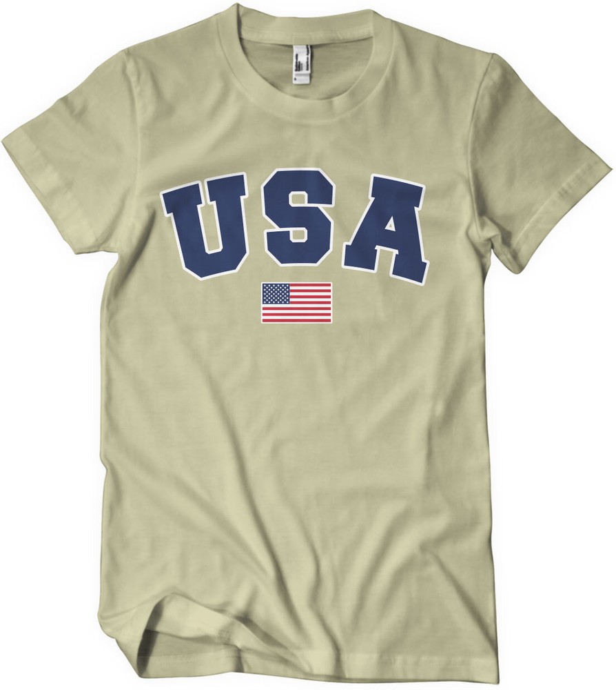 USA Varsity T-Shirt Khaki - Herren / Unisex
