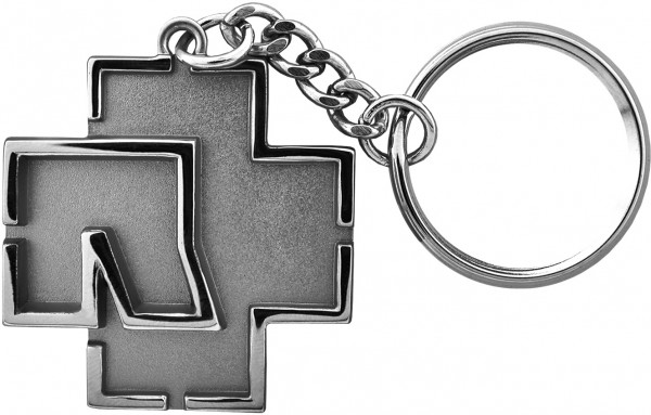 Rammstein T-Shirt Rammstein Logo Schlüsselanhänger Grey