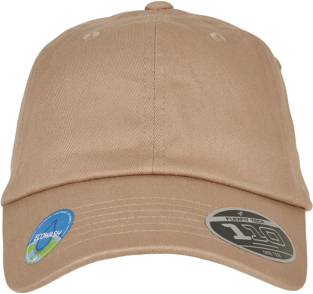 Flexfit Eco Washing 110 Unstructered Alpha Cap Khaki - Herren / Unisex