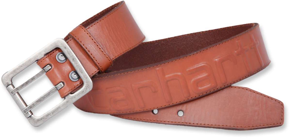 Carhartt Gurtel Logo Belt Brown Gurtel Zubehor Workwear Kustom Kult De