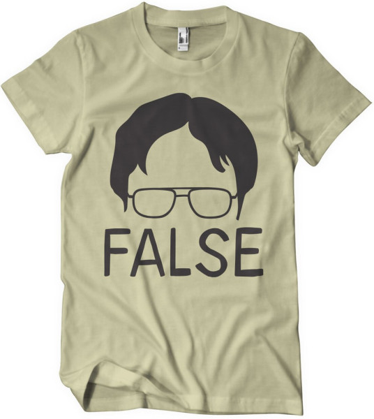 The Office False T-Shirt Khaki