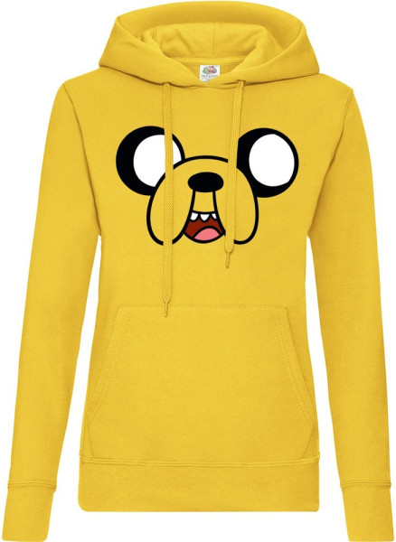 Adventure Time Jake The Dog Girls Damen Hoodie Yellow