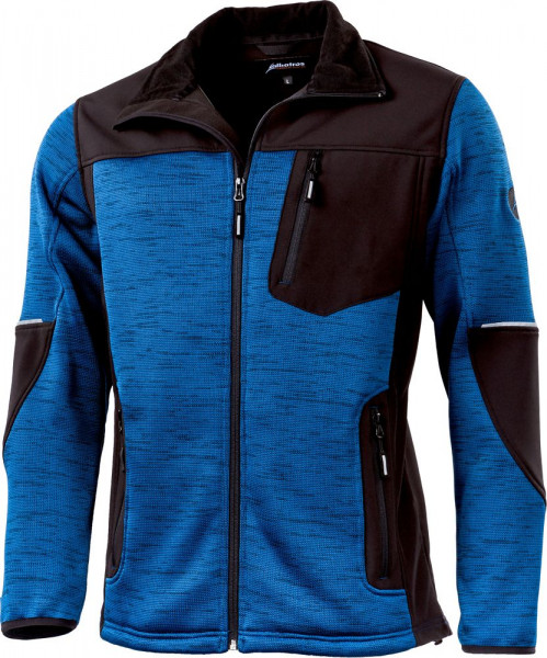 Albatros Jacke Maxwell Strick-/Softshelljacke Blau/Schwarz