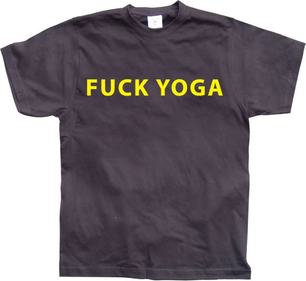 Tokigt Fuck Yoga T-Shirt SH-1-10109-LFH1-1